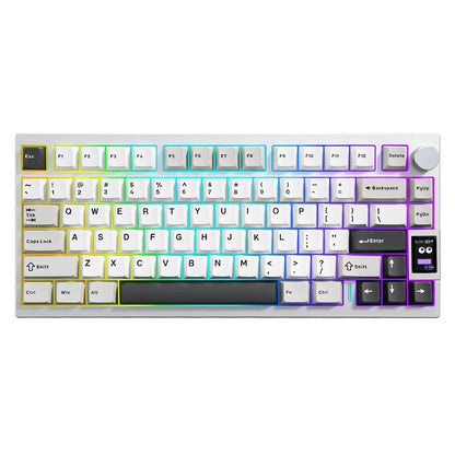 YUNZII AL80 75% Aluminum Wireless Mechanical Keyboard with LCD Screen