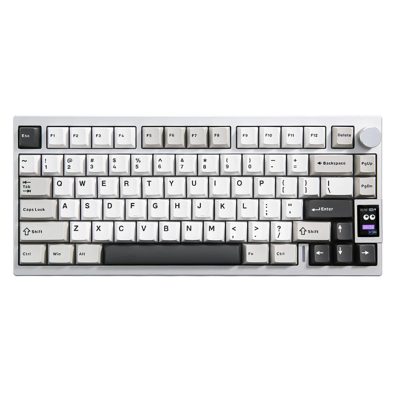 YUNZII AL80 75% Aluminum Wireless Mechanical Keyboard with LCD Screen