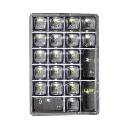 AULA F21 Transparent Mechanical Numeric Keypad with RGB Lighting