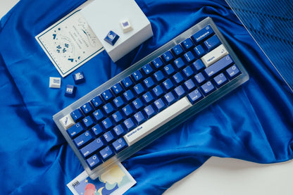 LeleLab Istanbul Blue Keycaps – 127-Key Cherry Profile ABS Keycap Set