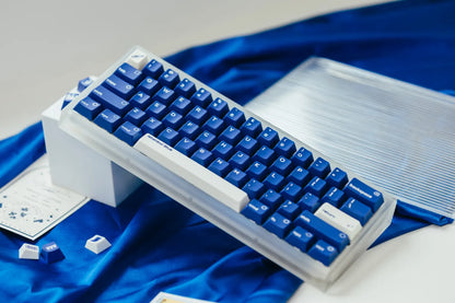 LeleLab Istanbul Blue Keycaps – 127-Key Cherry Profile ABS Keycap Set