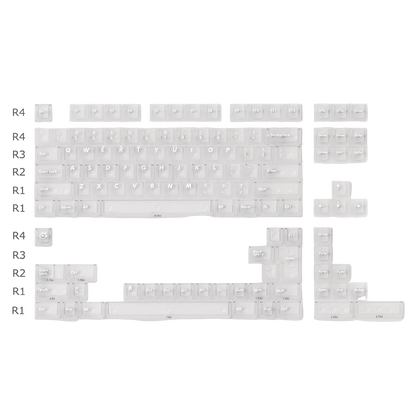 Keycaps Frosted Transparent Keycaps
